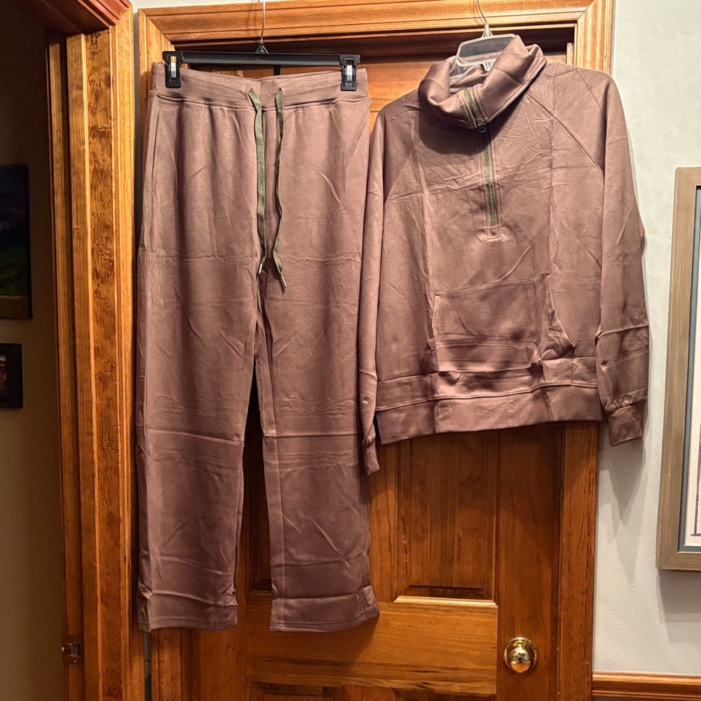 Women's Brown Pants & Jumpsuit Set